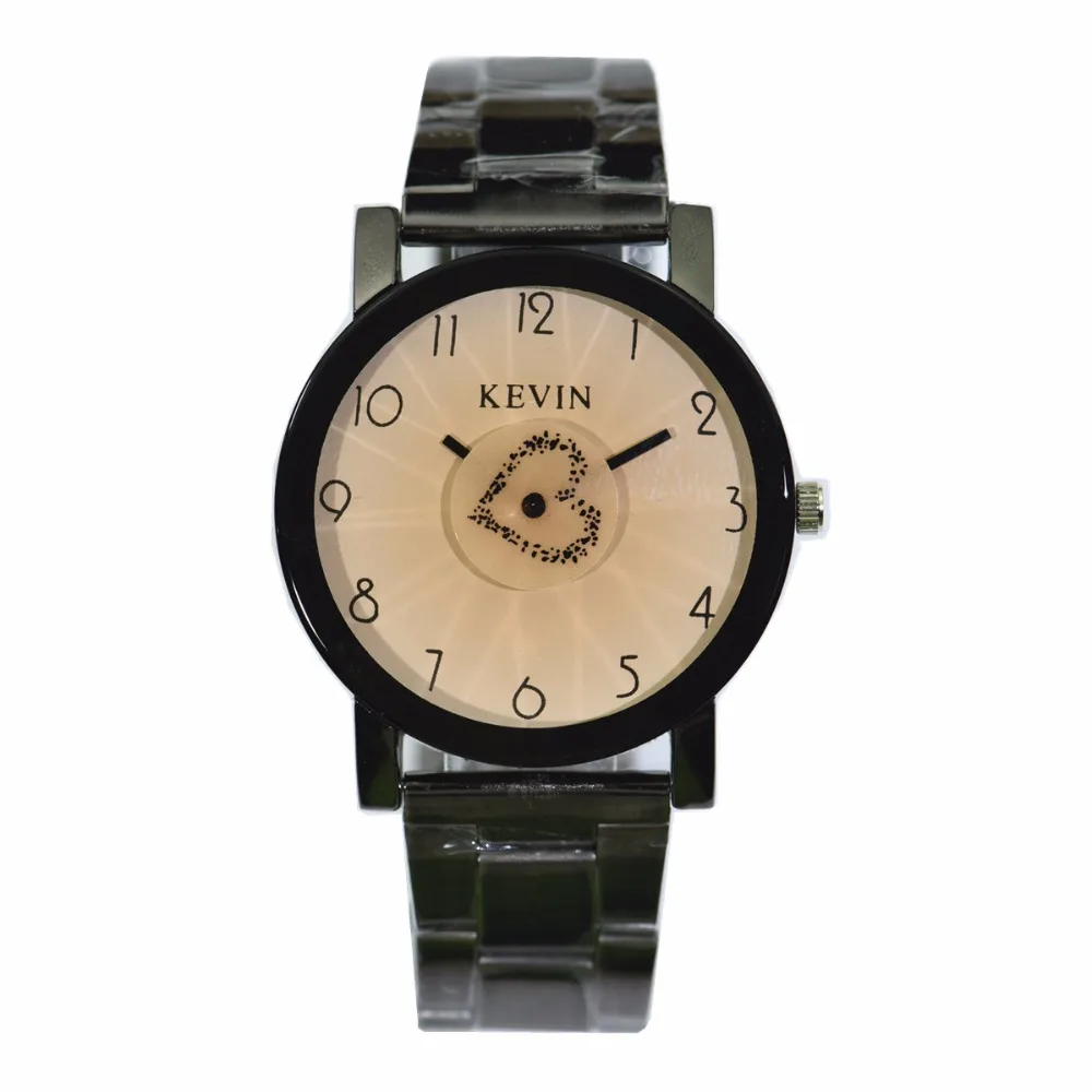 100 шт./лот kevin 2068 1 с дизайном в виде сердца хорошие часы из сплава кварцевые парные