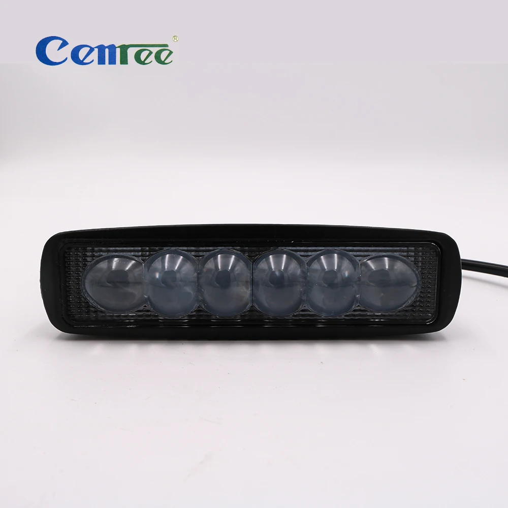 

CENREE 1Pcs 18W 1080LM 9-30V IP67 6000K White light Spot LED Offroad Lamp Worklight for Off Road ATV Car LED Light Bar