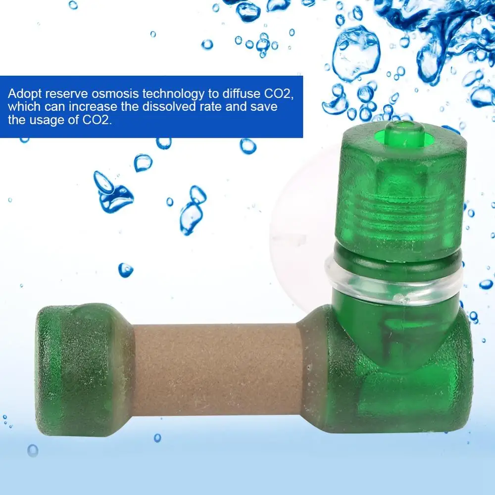 CO2 Atomizer Carbon Dioxide Bubble Diffuser Aquarium CO2 Diffuse Atomizer Carbon Dioxide Dissolve System For Fish Tank Plant