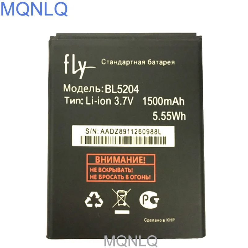 

BL5204 батарея для Fly IQ447 IQ 447 1500mAh батареи BL 5204 мобильный телефон новая Замена MQNLQ