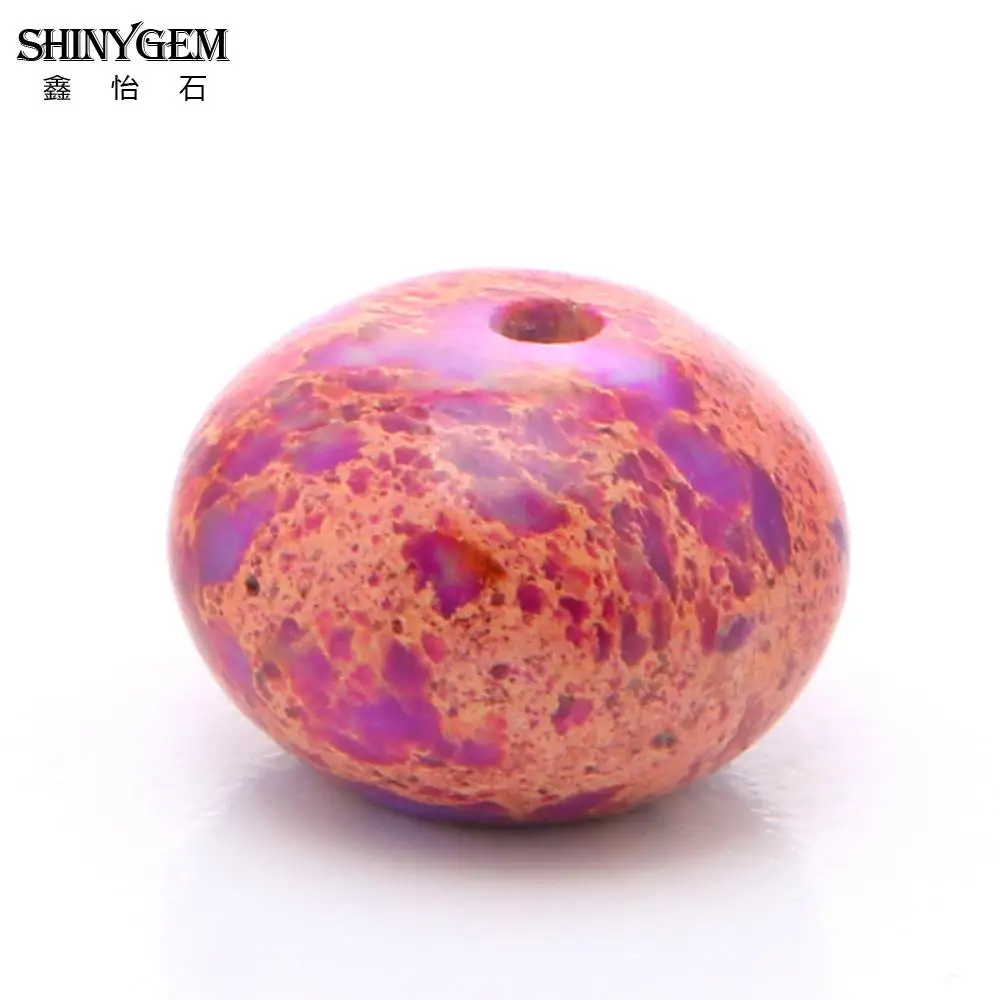 2017 Hot Selling Sea Sediment Jaspers Stone Flat Round Abacus Beads For Bracelet Necklace Jewerly Making Warring States Red Bead|abacus beads|red