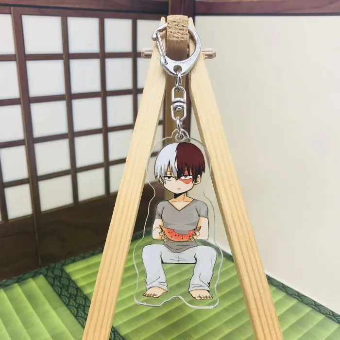 Аниме My Hero academic Katsuki OCHACO URARAKA Todoroki Shoto Asui Tsuyu Bakugo брелок Подвески игрушки подарок модель подарок|Игровые