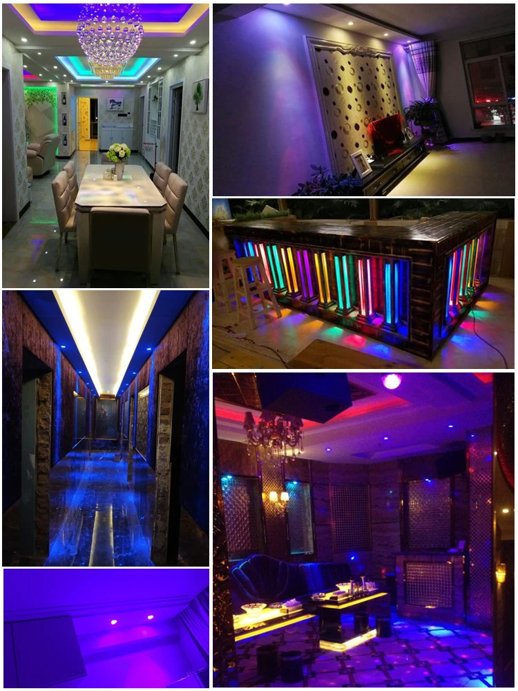 Светодиодный потолочный светильник 9 Вт вниз светильник s RGB с пультом дистанционного управления встраиваемый светильник AC220V 3 Вт вниз светильник на день рождения вечерние светильник s
