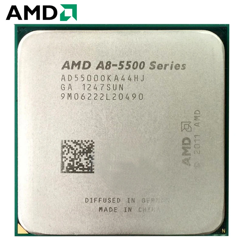 

AMD A8-Series A8 5500 A8 5500K 3,2 GHz CPU десктопный процессор AD5500OKA44HJ/AD550BOKA44HJ процессор разъем FM2