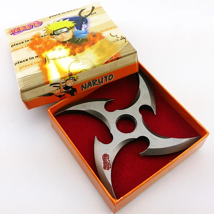 3 стиль наруто аниме саске Shuriken дартс сплава цинка косплей горький с коробкой