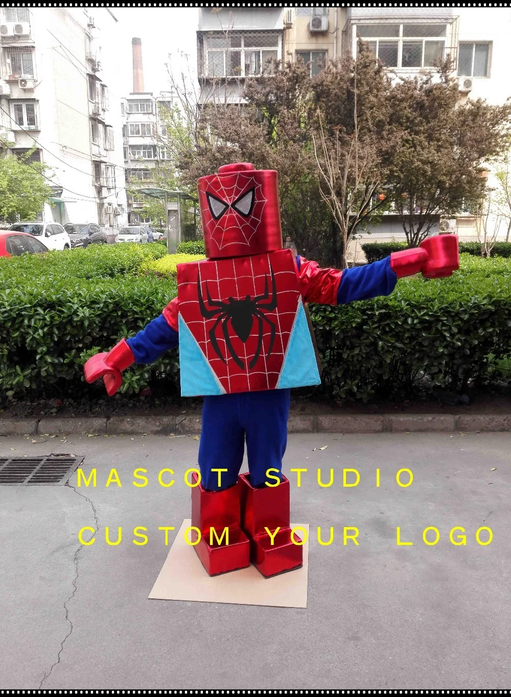 Костюм талисман lego man hero индивидуальный маскарадный костюм аниме косплей
