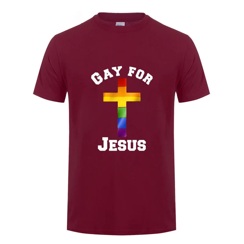 Футболка с надписью Gay for Jesus забавная футболка в стиле ретро religion Christ joke bible
