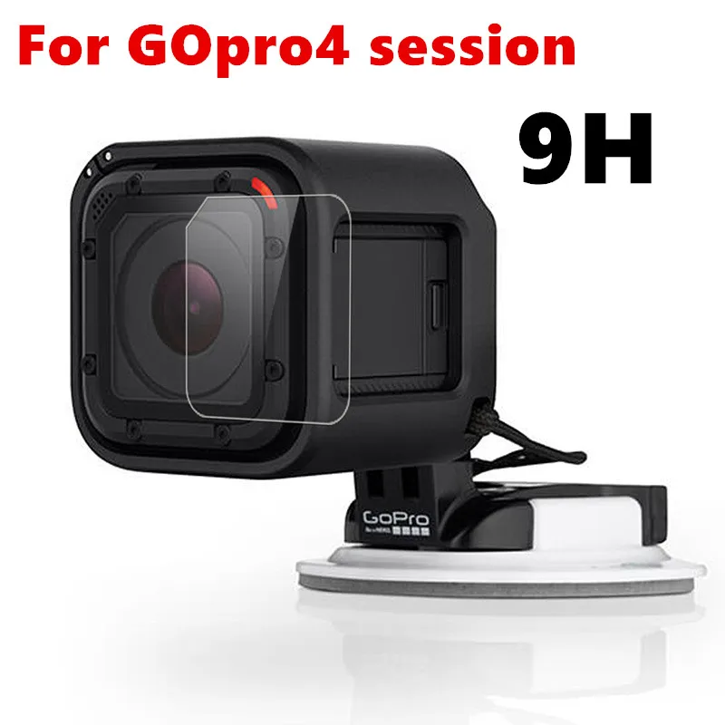 5 шт./лот оптовая продажа для Gopro4 Session 9H Закаленное стекло Защитная пленка экрана