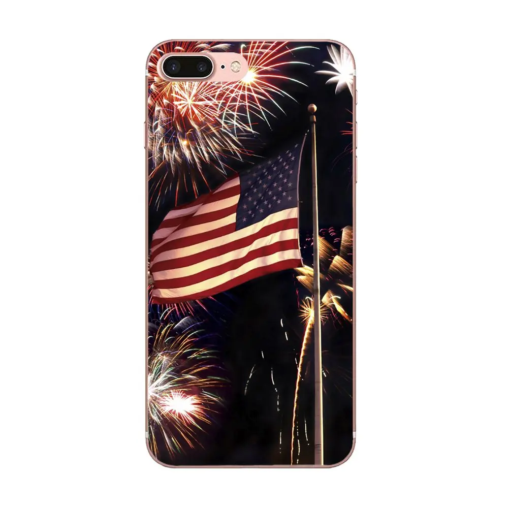 Мягкий чехол с американским флагом США для Huawei P7 P8 P9 P10 P20 P30 Lite Mini Plus Pro 2017 2018