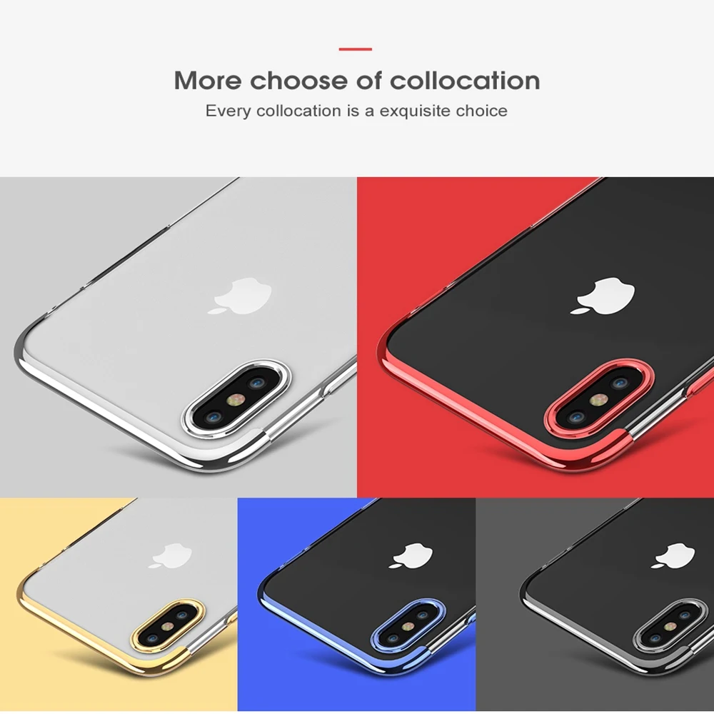 Sexy Floveme 3 в 1 покрытие чехол для iPhone X 8 7 6S 6 Plus роскошный ярко Мягкие TPU телефон чехлы