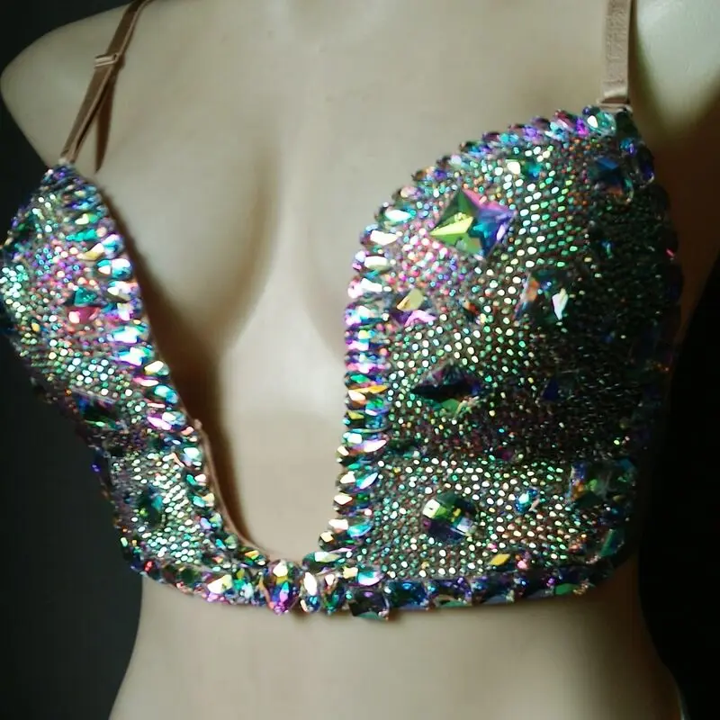 Венера каникулы Алмаз комплект бикини bling stones сексуальный женский купальник Стразы купальный костюм куртка для зрелых женщин бюстгальтер для плавания