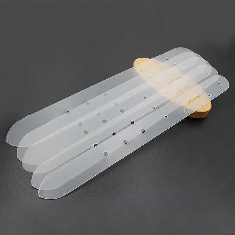 5 размеров полупрозрачный пластиковый шаблон для отверстий в коже