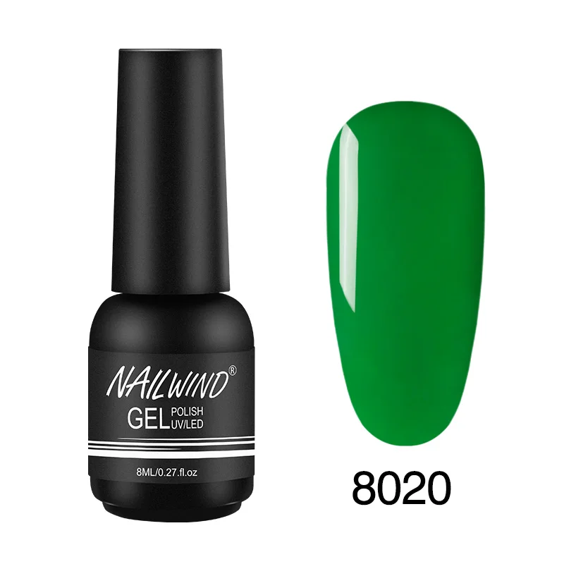Гель nailwind лак для ногтей неоновый гель гибридные Лаки Полупостоянный лак для ногтей УФ основа верхнее покрытие 8 мл все для маникюра гель лак - Цвет: 8020