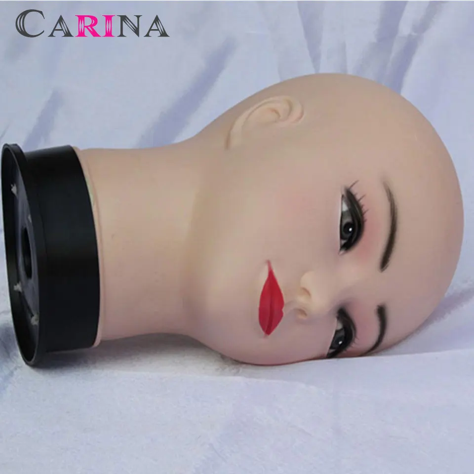 Высококачественный мягкий силиконовый манекен для макияжа тренировки головы