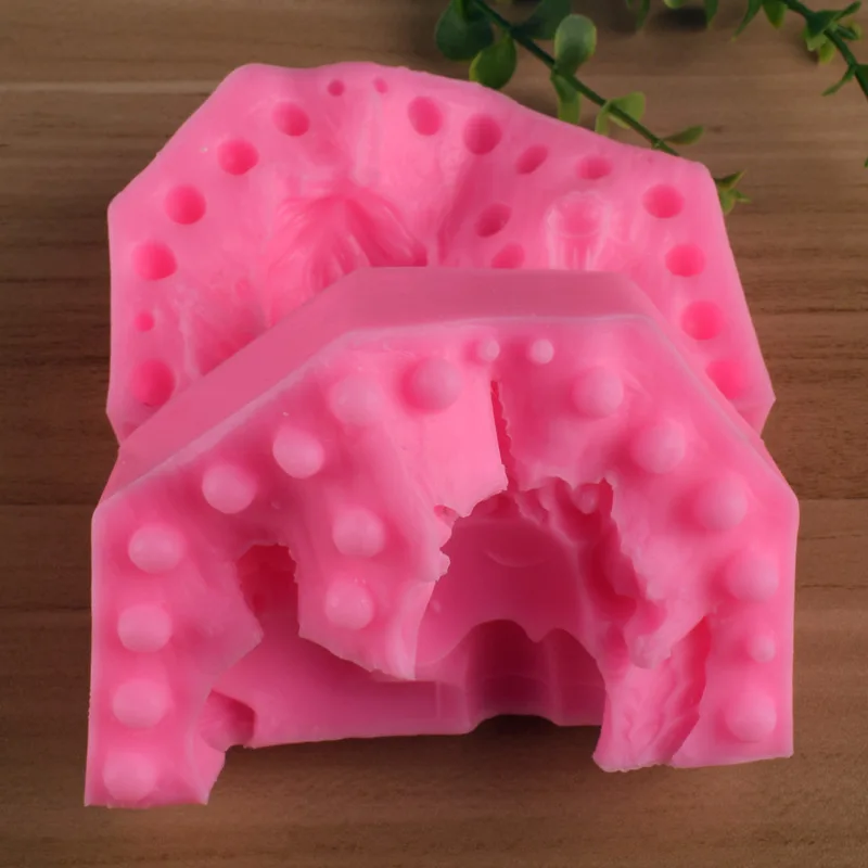 3D стерео Единорог флип сахар силиконовая декоративная форма для выпечки, сделай сам