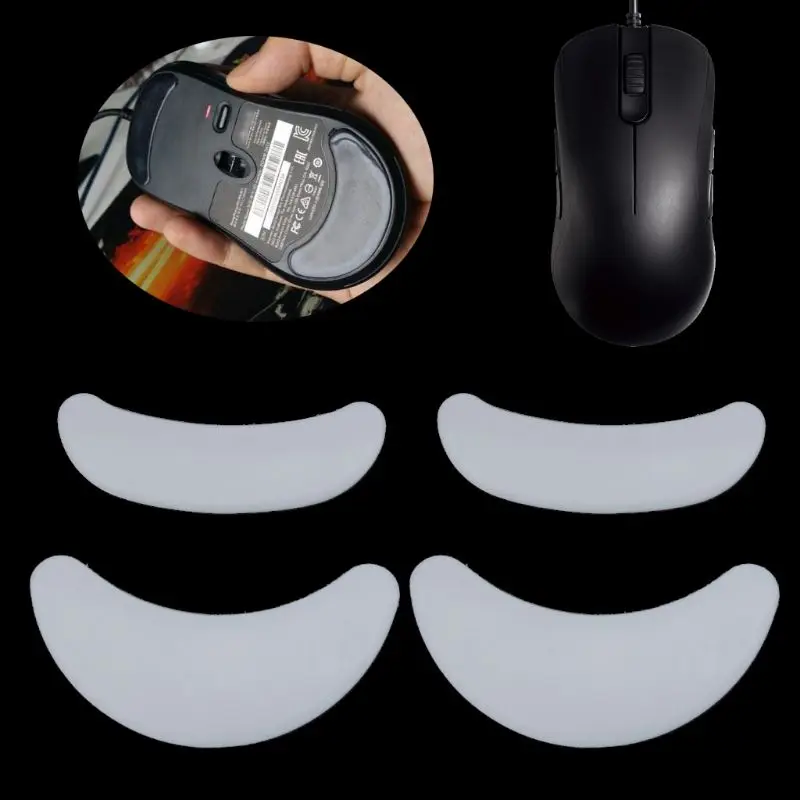 

2 Sets/pack Tiger Gaming Mouse Feet Mouse Skate For Zowie ZA12 ZA11 FK AM White Mouse Glides Curve Edge