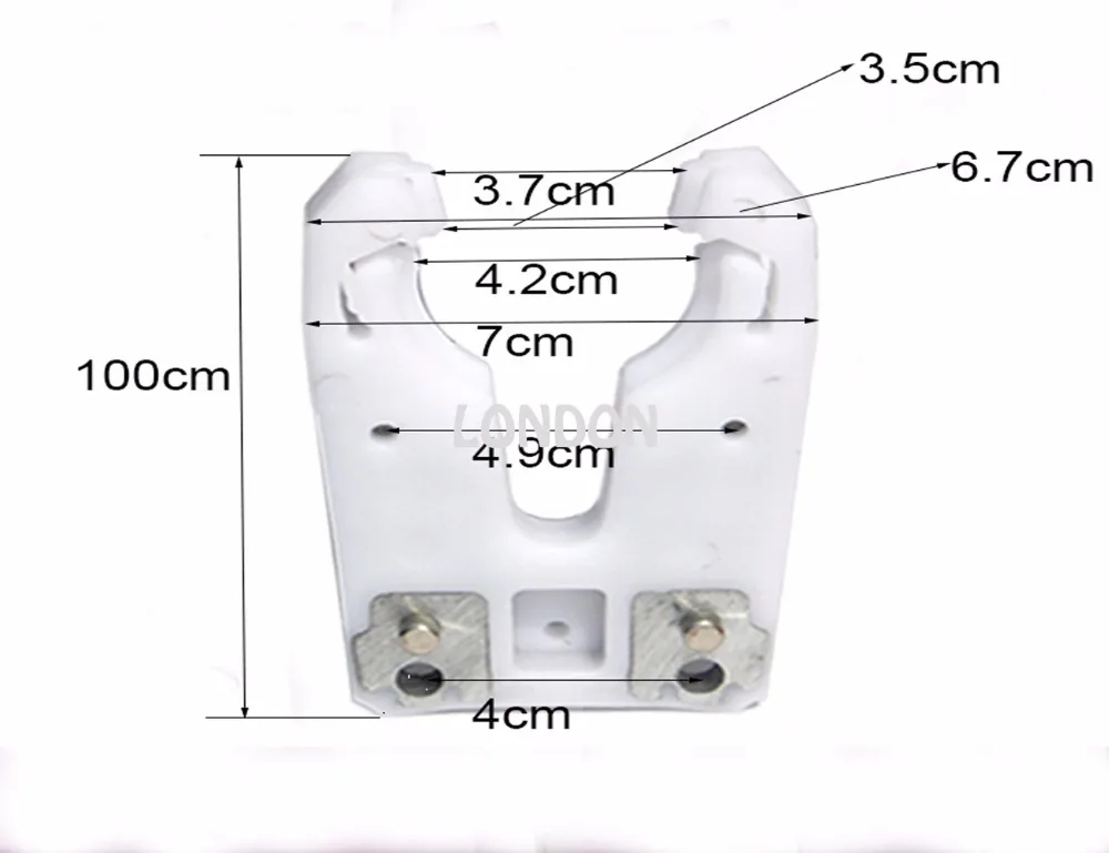 Держатель инструмента ISO30 зажим опора из железа и АБС-пластика огнестойкий