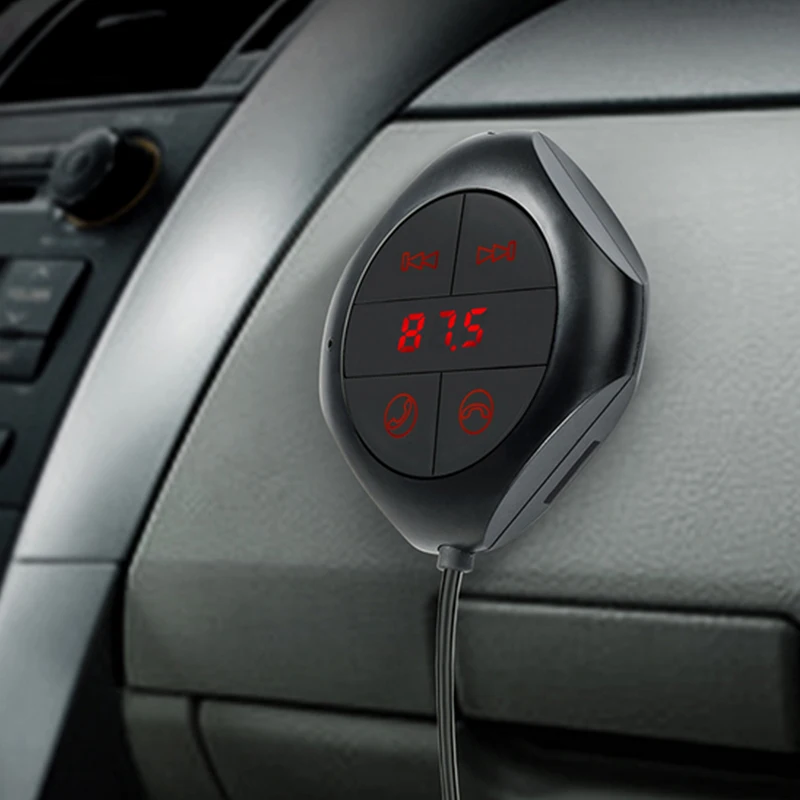 Универсальный автомобильный Bluetooth FM передатчик комплект громкой связи MP3