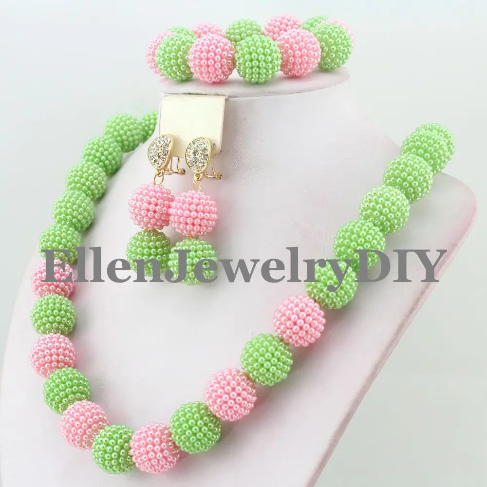 Новинка нигерийские Свадебные бусы свадебный ювелирный набор Дубай Свадебный