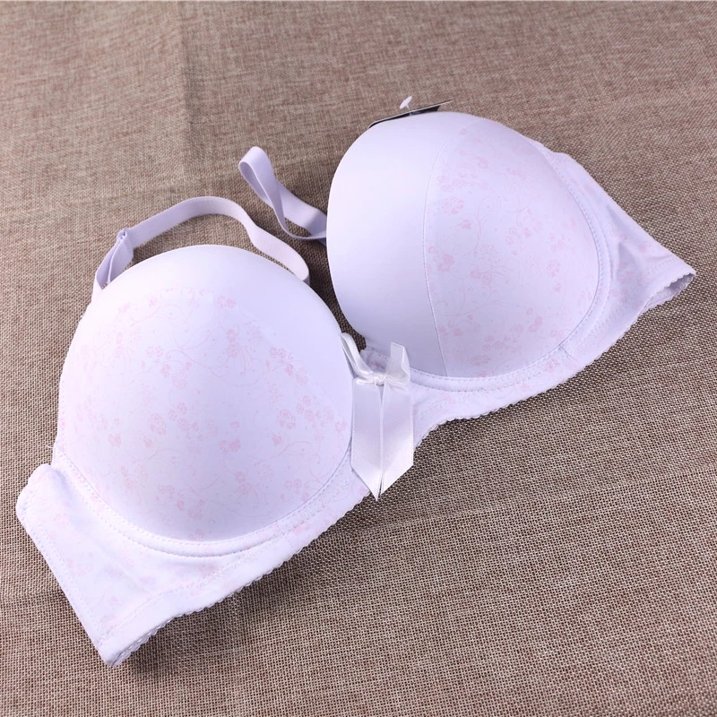 Женский кружевной бюстгальтер с чашками пуш ап цветочным принтом|girls bra sizes|underwear