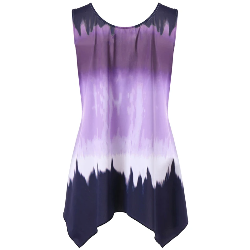 2018 новые летние женские топы с принтом необычная туника на бретелях повседневные