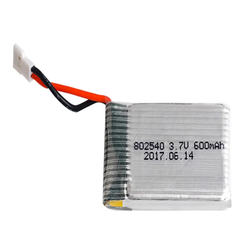 SYMA X5C 4 шт./лот 3 7 В 600 мАч Lipo аккумулятор с в 1 зарядное устройство для Syma X5 15 X5SC X5SW H5C