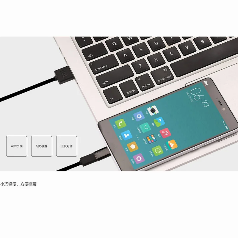 100% новый для Xiaomi Конвертер Micro USB Женщина к 3.1 Type-C Мужской Кабель Быстрой