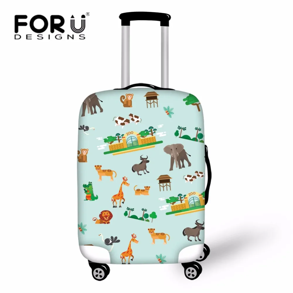 

FORUDESIGNS, эластичный защитный Пылезащитный Чехол для чемодана для путешествий, водонепроницаемые чехлы на колесиках 18-30 дюймов, чехол для чем...