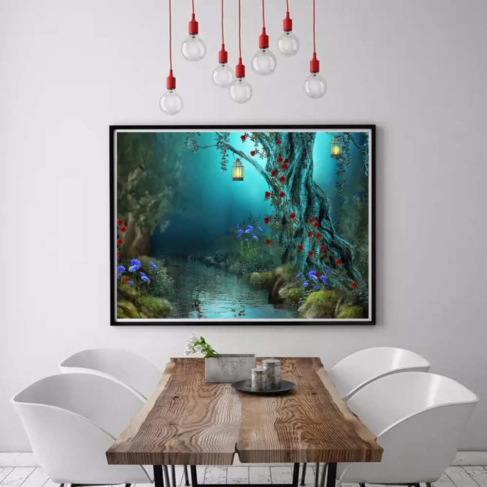 5D Алмазная вышивка живопись Полный Круглый дрель Diy крестом мозаика Настенный
