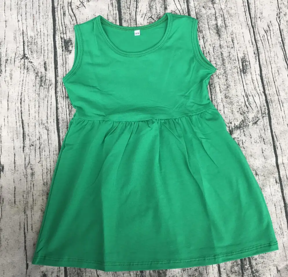 

Cotton Children Kid Girl Princess Summer Cute Tank Dress Wholesale Fringe Trim Dress Sleeveless Tank tunic