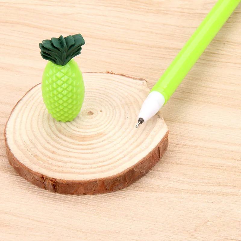 1 шт. кавайные канцелярские принадлежности милые гелевые ручки в виде ананаса