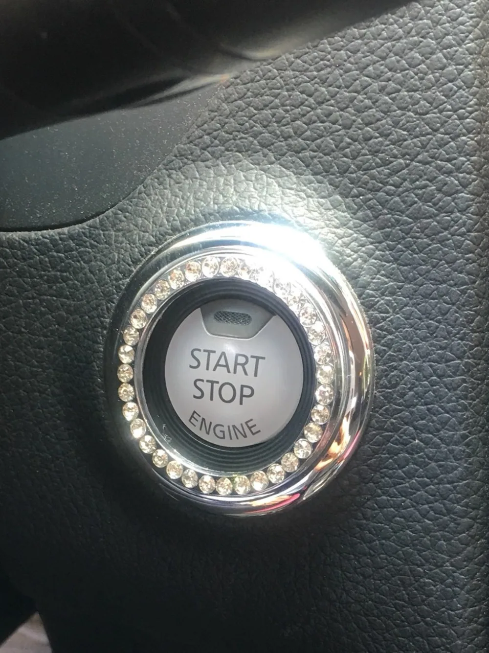 Автостайлинг кольцо запуска двигателя остановки зажигания для Hyundai Genesis Grandeur/Azera
