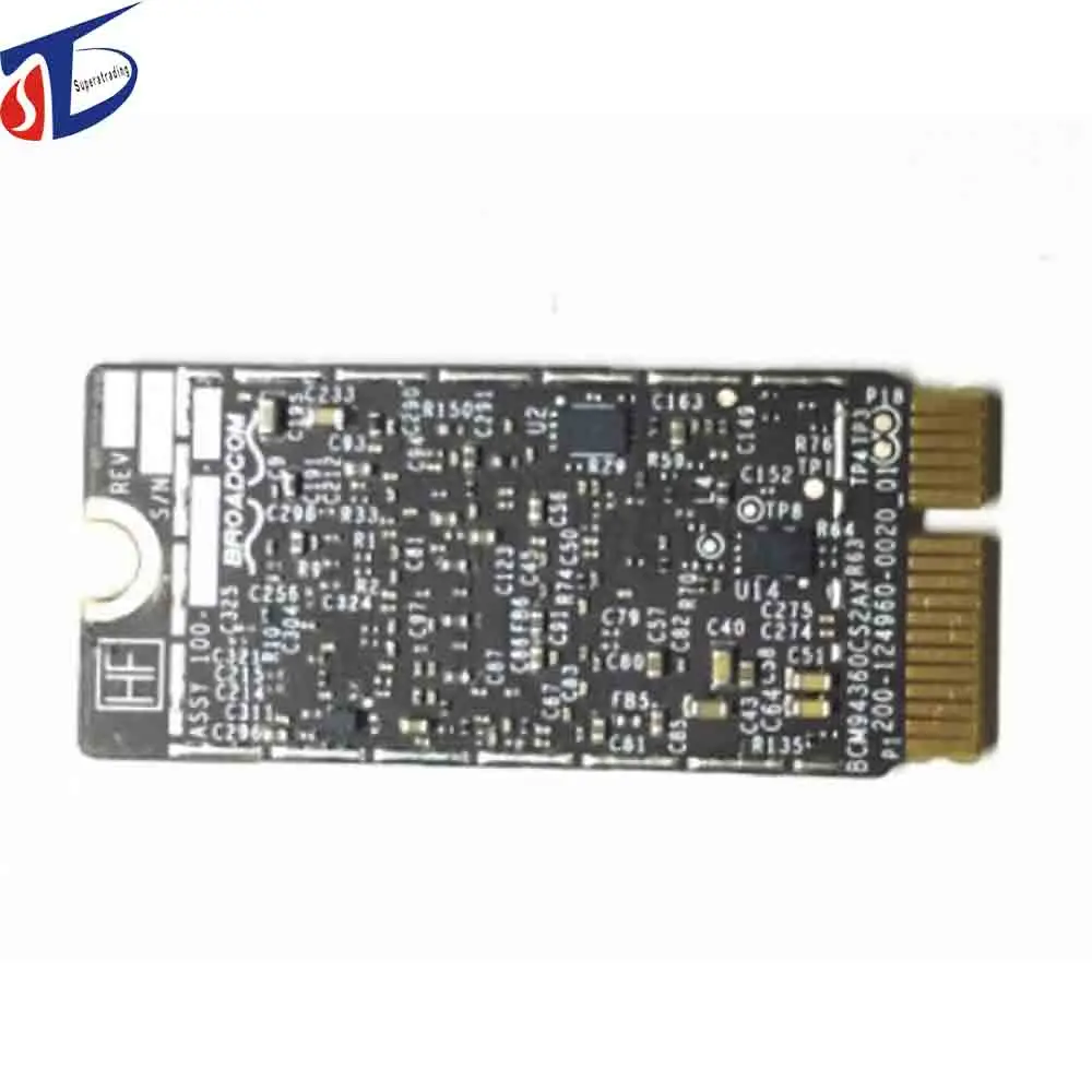BCM94360CS2 Беспроводная-AC WIFI Bluetooth BT 4 0 аэропорт 802.11ac карта для Macbook Air 11 &quotA1465 13&quot A1466