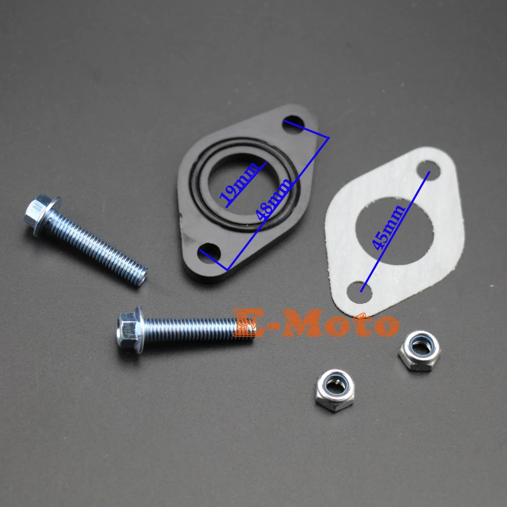 PZ19 19 мм Впускной трубопровод карбюратора с прокладным винтом комплект для 50 70 90 110 125cc мотоцикла ямы