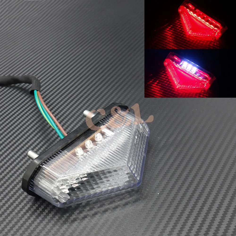 Универсальный светодиодный задний тормоз для мотоцикла стоп сигнал подсветка