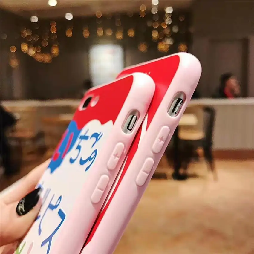 Чехол для телефона iPhone XR XS MAX 8 7 6s Plus розовые милые летние чехлы с рисунком