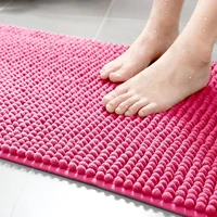 thicken chenille bathroom mat non slip bath carpets quick absorption drying bathroom carpets doormat bathtub floor towel rugs