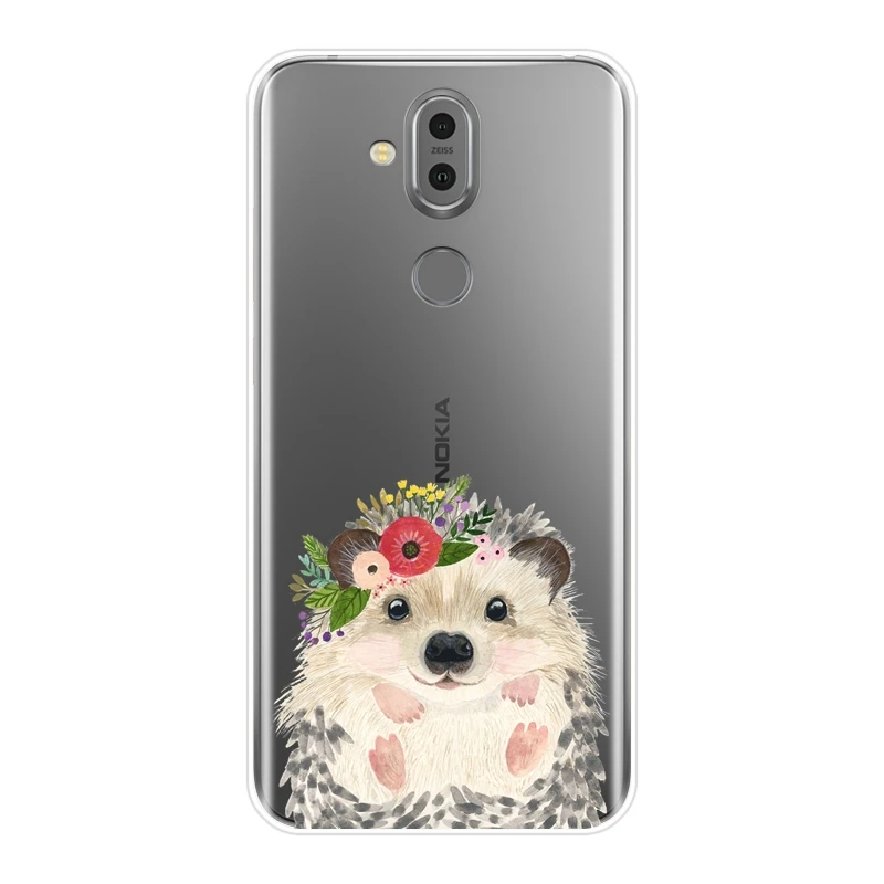 TPU Back Cover For Nokia 7.1 6.1 5.1 3.1 2.1 Plus Flamingo Pig Dog Rabbit Soft Silicone Phone Case | Мобильные телефоны и