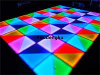 10 pieces 10mm acrylic cover 11m 432pcs rgb led lighted dance floor light weight led dance floor for dance hallbarnight club