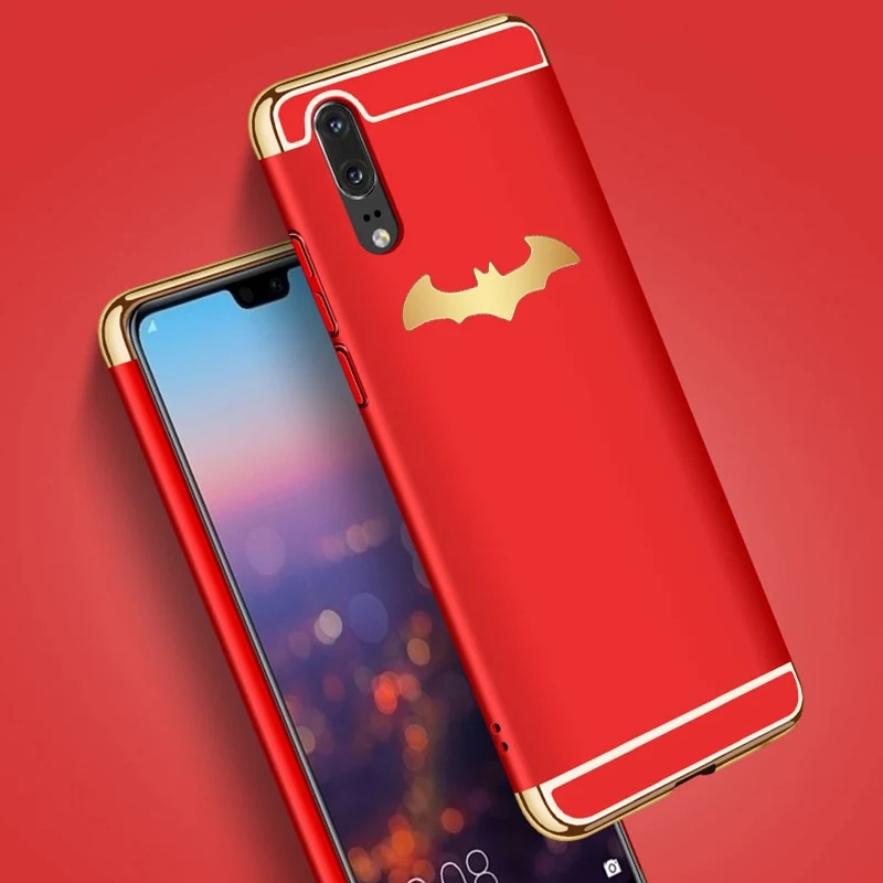 BFOLLOW Batman 3 в 1 жесткий чехол для Huawei P20/P20 Lite/P20 Pro PC матовый |