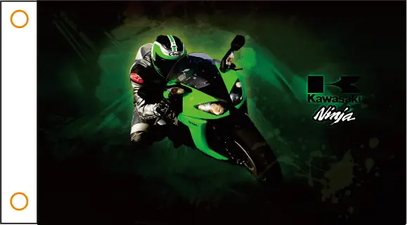 60*90 см 90*150 Флаг для мотоцикла kawasaki|Флаги баннеры и аксессуары| |