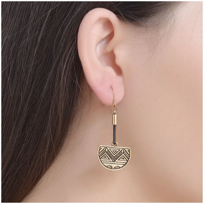Серьги подвески женские кожаные в этническом стиле|jewelry cuff-links|jewelry anchoraccessories outlet |
