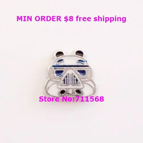 Штормовой солдат Плавающий Шарм Звездные войны медальон для стекла плавающий DIY