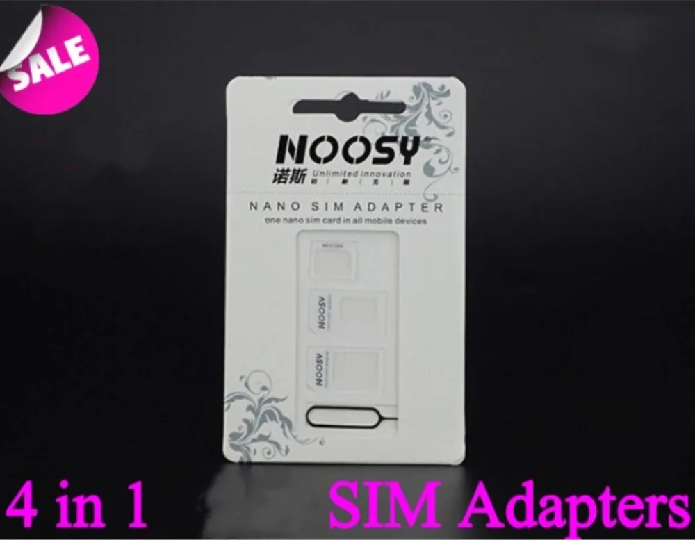 Hoqueen 50 компл. Noosy Nano sim-карта Micro SIM карта к стандартному адаптеру адаптер конвертер для мобильного телефона с нажатием кнопки