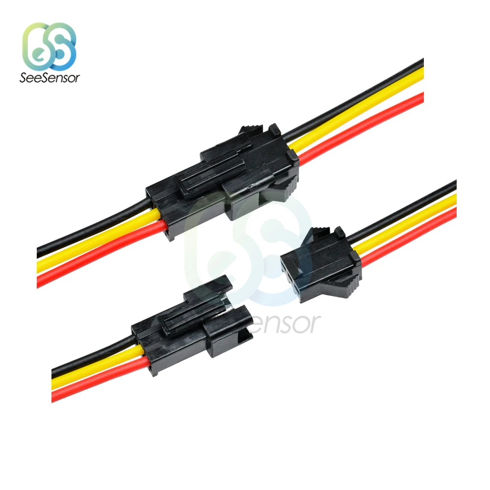 

Aideepen JST SM 3Pins Разъемы для светодиодов 5 пар