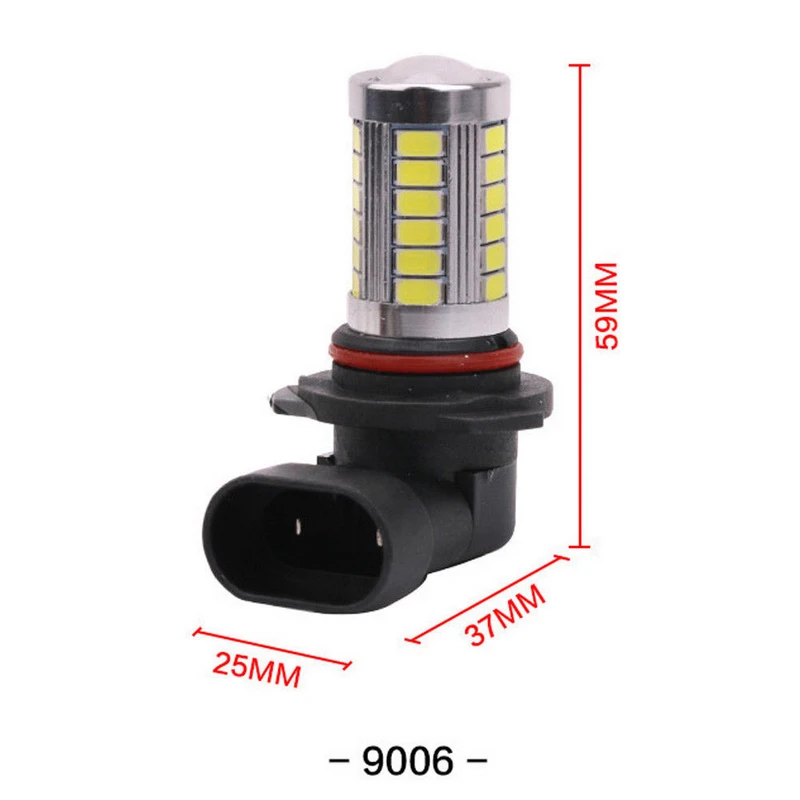 1 шт. 9006 5630 33LED 12V Высокая Яркость Противотуманные фары Дневные Фары Светильник