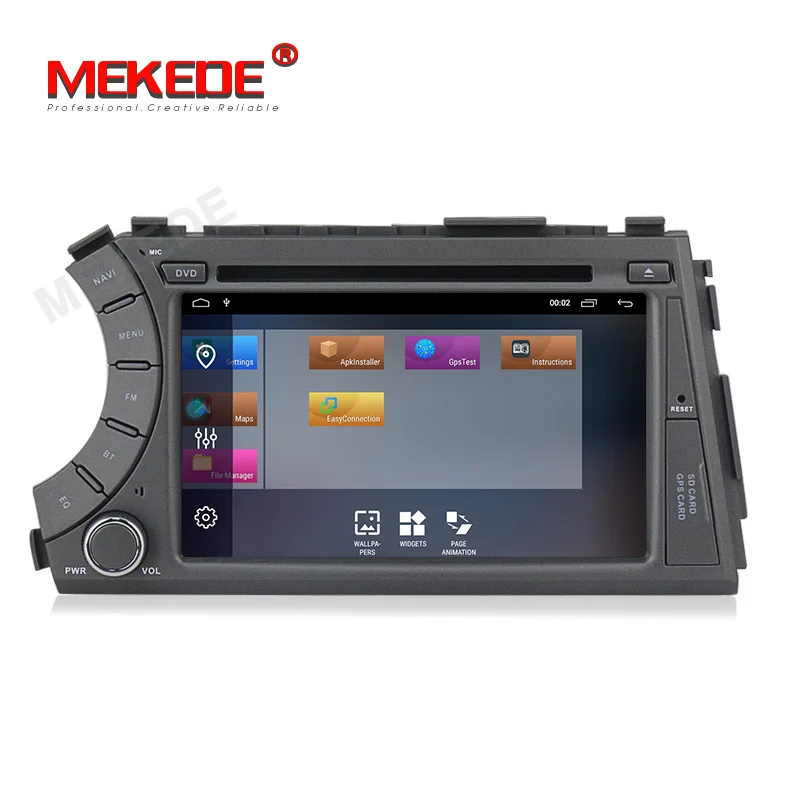 Mekede " 2din android 9,1 Автомобильный мультимедийный плеер авторадио для Ssangyong Actyon Kyron 2005-2013 2 Гб ram 32 ГБ rom радио wifi USB