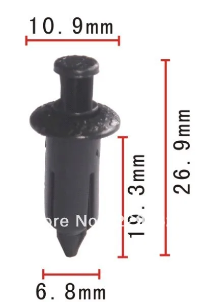 100 шт. решетчатая и обрезная панель фиксатор типа пуш ап для gm гео трекера Priam 1992 89