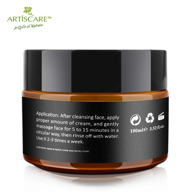 ARTISCARE розовый массажный крем против морщин старения отбеливающий увлажняющий