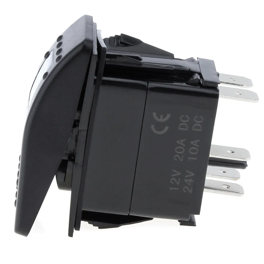 Черный прочный 12 В продажа в автомобиле водонепроницаемый бар тумблер синий